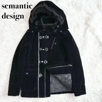 새상품급 y2k semantic design 파이어맨 퍼 자켓