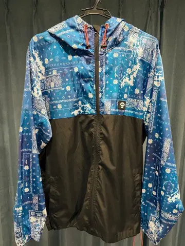 [ BASSMANIA ] 반다나 데님 윈드브레이커