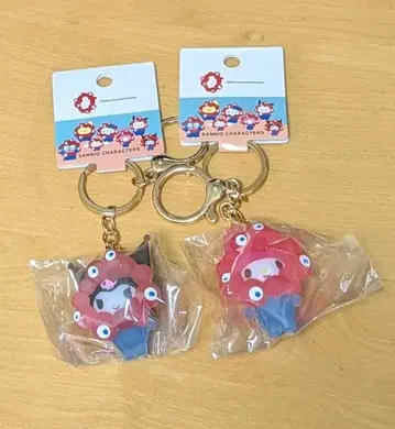 산리오 캐릭터 아크릴 키링 2개 세트