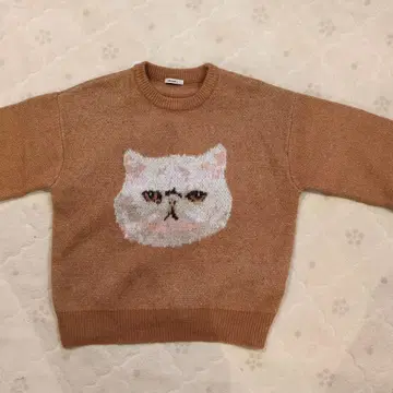 니코앤드 niko and - 고양이 니트 캣 패턴 스웨터