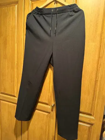 글로벌 워크 블랙 팬츠 L 사이즈