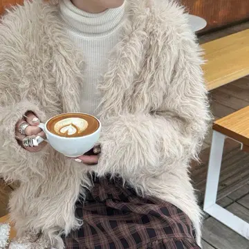 Alley Tokyo 아리 도쿄 너무 복슬복슬한 BIG 가디건