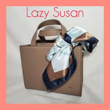 [ 미사용 ] Lazy Suzan 스카프 숄더 벨트 포함 토트백