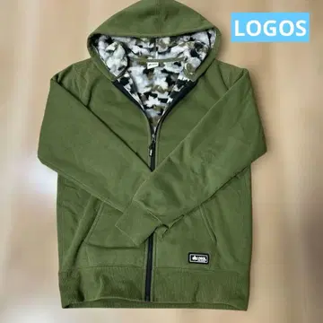 LOGOS 보아 안감 지퍼 후드티
