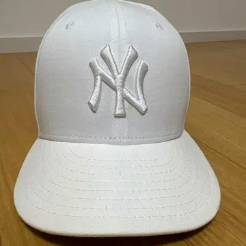 화이트 59FIFTY 캡 7 3/8
