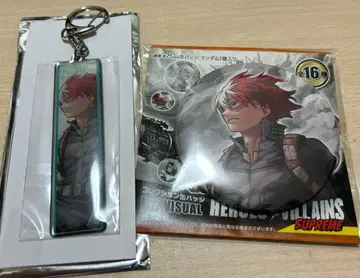 히로아카 원화전 토도로키 쇼토 메탈 키링 컬렉션 캔뱃지