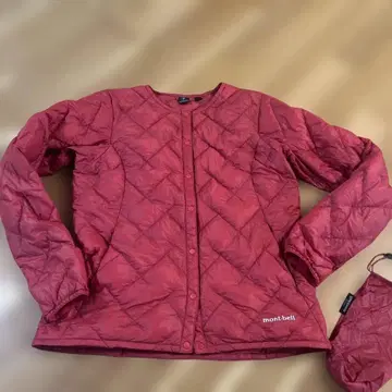 mont-bell EX 다운 자켓 빨간색