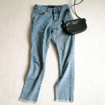 러스티 컷오프 스트레이트 데님 팬츠 청바지 캐주얼 AUS6