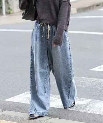 JOURNAL STANDARD* 이지 데님 와이드 팬츠