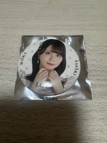 =LOVE 이코러브 사사키 마이카 캔뱃지 보석 의상 8주년 투어