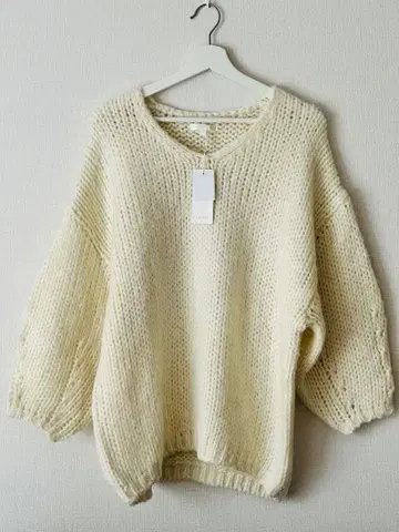 rienda 아이보리 니트 프리 사이즈