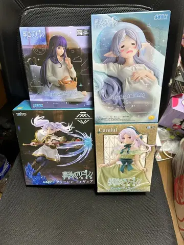 장송의 프리렌 피규어 4개 세트 미사용