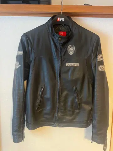 Ducati 가죽 자켓 다크 브라운