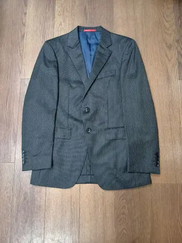 ORIHICA 블랙 스트라이프 수트 A6