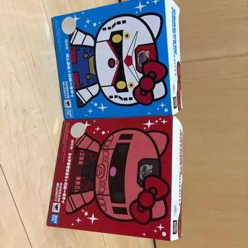 건담 x 헬로키티 초합금 피규어 세트