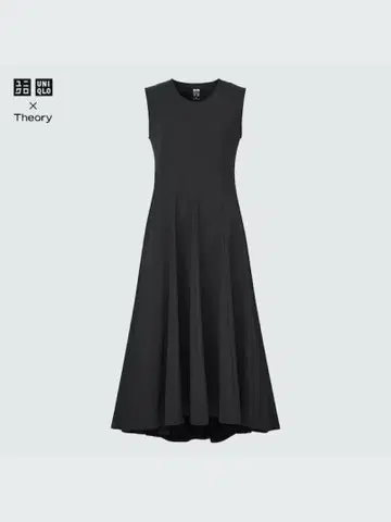 UNIQLO x Theory 슬리브리스 롱 원피스 XL