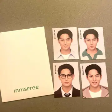 SEVENTEEN 민규 이니스프리 증명사진 ID 포토 4장 세트