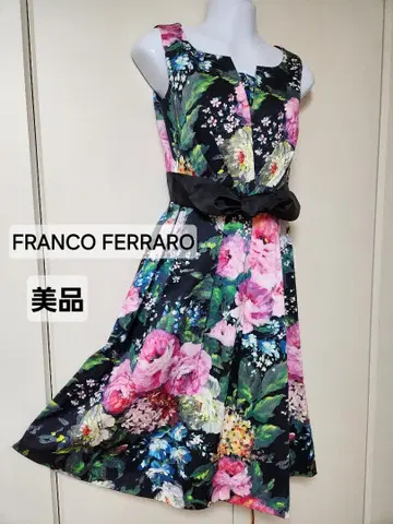 꽃무늬 원피스 프랑코 페라로 일본제