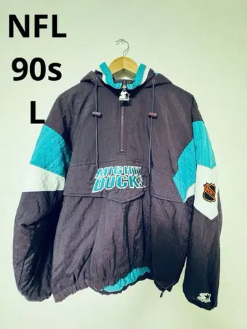 [레어] '90년 MIGHTY DUCKS 스타터 자켓