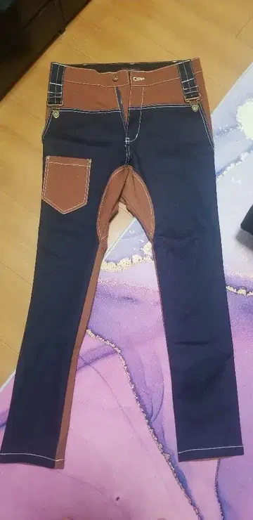 CONTR@CTE 슬림 핏 데님