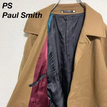 PS 폴스미스 캐시미어 혼방 울 코트 스테디셀러 컬러 세련된 안감