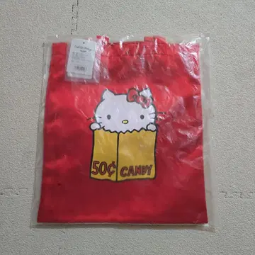 [ 헬로키티전 ] 오리지널 토트백 회장 한정판 빨간색