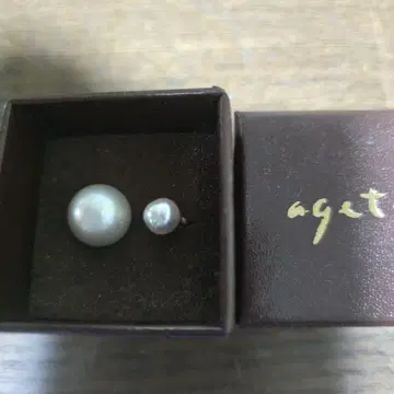 aget 진주 이어커프 새상품급 10K