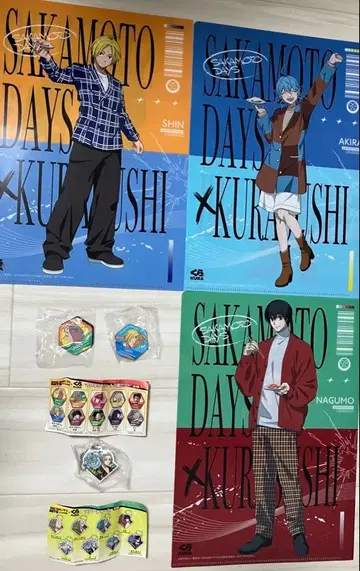 SAKAMOTO DAYS 클리어 파일, 마그넷, 러버 참