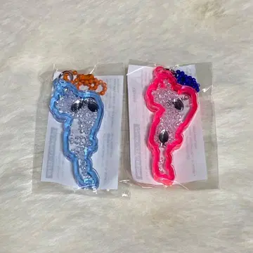 비와호 아크릴 키링 비와코 비와호 물고기 스카이블루 핑크