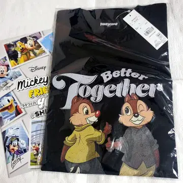 King & Prince 파니카무 칩과 데일 T셔츠 L 사이즈