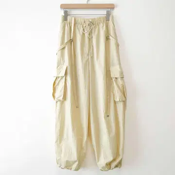 새상품급 COEL 서스펜더 카고 팬츠 2way 허리밴딩 와이드