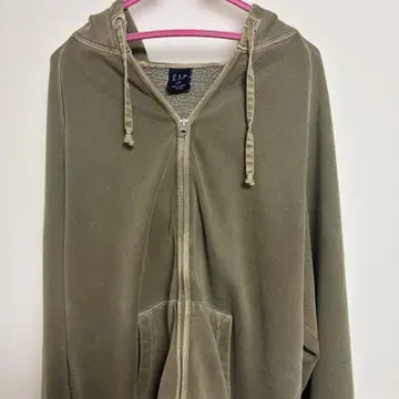 GAP 올리브 그린 풀 집업 후드티