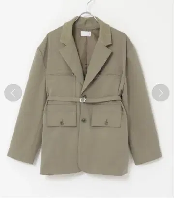 KBF 워크 디테일 블레이저 스커트 셋업 카키