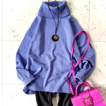 어반리서치 로쏘 캐시미어 100% 터틀넥 니트 세터