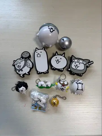 냥코 대전쟁 러버 클립 외 굿즈 세트