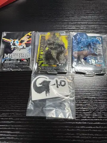 [ 즉시 완판 ] 고질라 제일복권 아크릴 스탠드 시크릿 러버 스탠드 세트