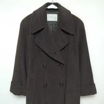 LOVE RICH 더블 브레스트 울 롱 코트 9AR 사이즈