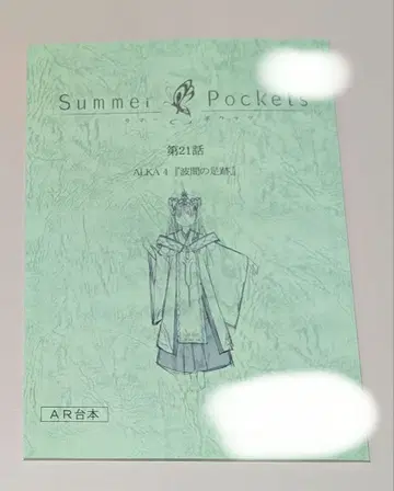 서머포켓 AfterParty AR 대본