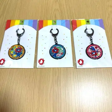 미사용 미개봉 새상품 미야쿠미야쿠 맨홀 키링 오사카 만박 3종 세트