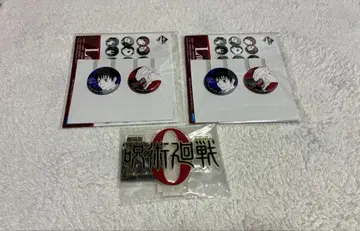 제일복권 주술회전 캔 배지 로고 아크릴 스탠드 세트 극장판 0