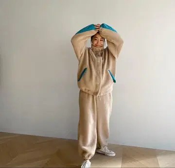 searoomlynn 컬러 블록 보아 자켓