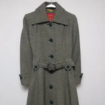 VITA by sanyo A라인 트위드 울 롱 코트 XS~S 사이즈