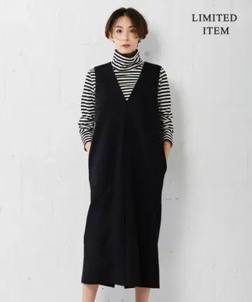 icb [ M ] 스트레치 분또 오버롤 스커트 원피스