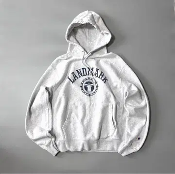 구제 Champion L 맨투맨 후드티 그레이 리버스