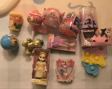 토이 미니 브랜드 4 헬로키티, 프린세스 안나 마이 리틀 포니, 라푼젤