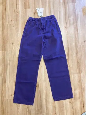 ZARA 보라색 스트레이트 팬츠