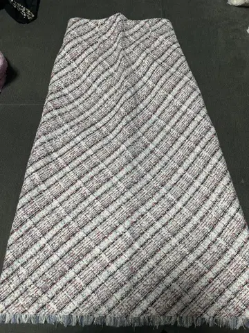 Apuweiser-riche 체크 무늬 타이트 스커트 사이즈 2