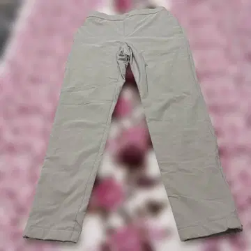 유니클로 라이트 그레이 히트텍 웜 이지 팬츠 M