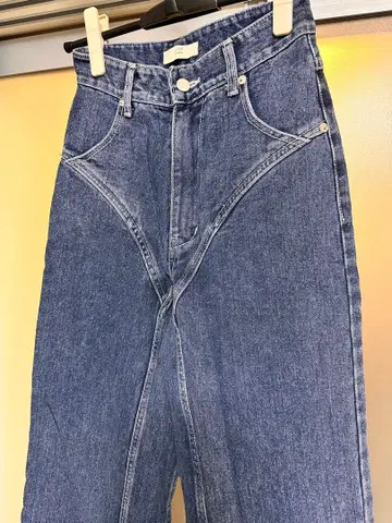 데님 팬츠 배기 Felim 롱 레그 스타일