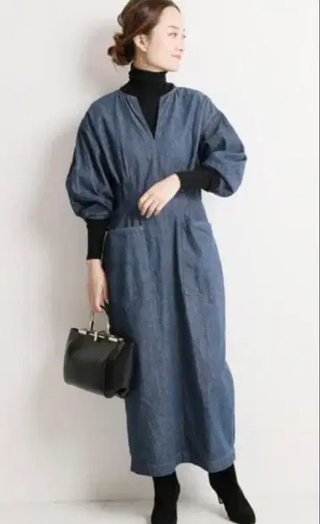 VERMEIL par iena 이에나 데님 원피스